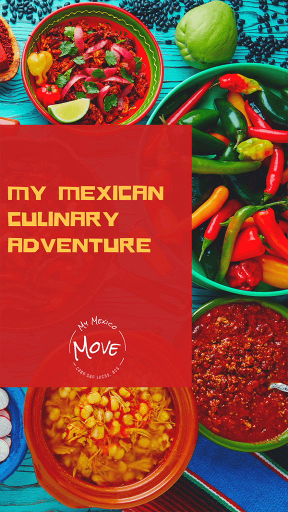 A poster on my Mexicans culinary adventure